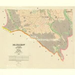 Bratrzikow - c0486-1-003 - Kaiserpflichtexemplar der Landkarten des stabilen Katasters