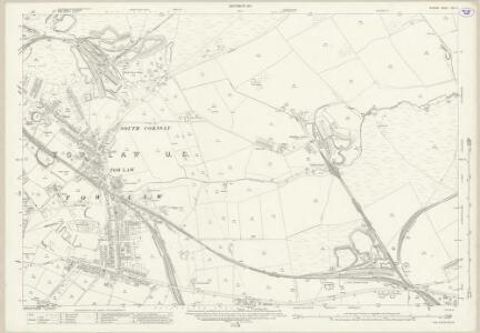 Durham XXV.11 (includes: Cornsay; Crook And Willington; Hedleyhope; South Cornsay; Tow Law; Wolsingham) - 25 Inch Map