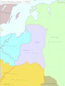 Ostmitteleuropa 1793