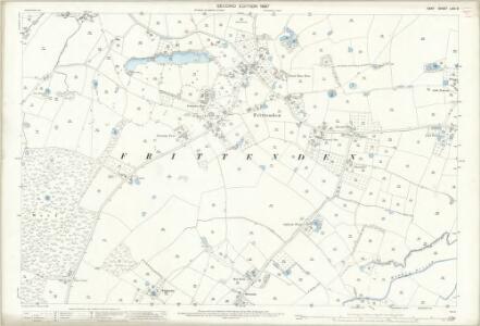 Kent LXIII.9 (includes: Frittenden) - 25 Inch Map