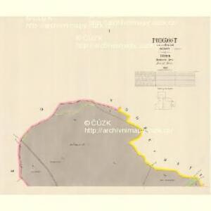 Podkost - c5896-1-001 - Kaiserpflichtexemplar der Landkarten des stabilen Katasters