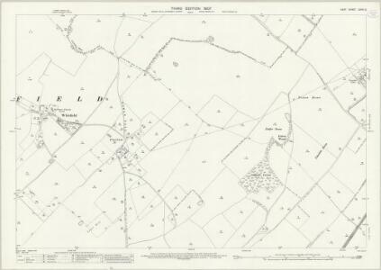 Kent LXVIII.2 (includes: East Langdon; Guston; River; West Langdon; Whitfield) - 25 Inch Map