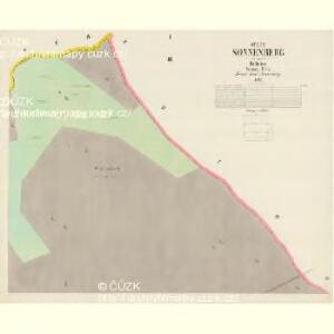 Sonnenberg - c8933-3-001 - Kaiserpflichtexemplar der Landkarten des stabilen Katasters