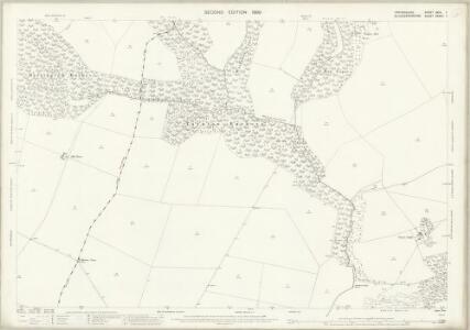 Oxfordshire XXIV.7 (includes: Barrington; Bruern; Great Rissington; Milton under Wychwood; Taynton) - 25 Inch Map