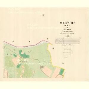 Witsche (Wiče) - m3395-1-002 - Kaiserpflichtexemplar der Landkarten des stabilen Katasters