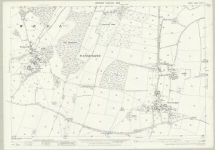 Dorset XLVIII.10 (includes: Owermoigne; Warmwell; Watercombe) - 25 Inch Map