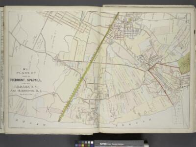 Plans of Parts of Piermont, Sparkill, and Palisades,  N.Y. and Harrington, N.J.
