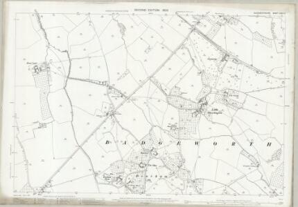 Gloucestershire XXXIV.2 (includes: Badgeworth; Brockworth; Shurdington) - 25 Inch Map