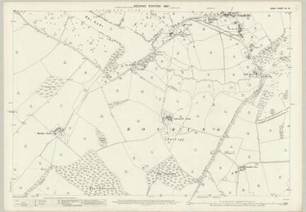 Essex (1st Ed/Rev 1862-96) XVI.15 (includes: Gosfield) - 25 Inch Map