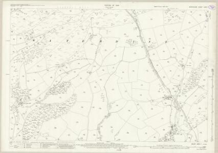 Shropshire LXXVI.1 (includes: Clun; Llanfair Waterdine) - 25 Inch Map