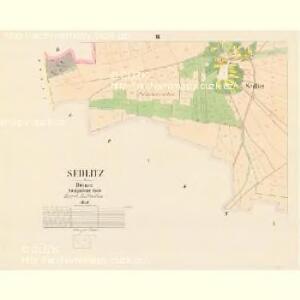Sedlitz - c6796-1-002 - Kaiserpflichtexemplar der Landkarten des stabilen Katasters