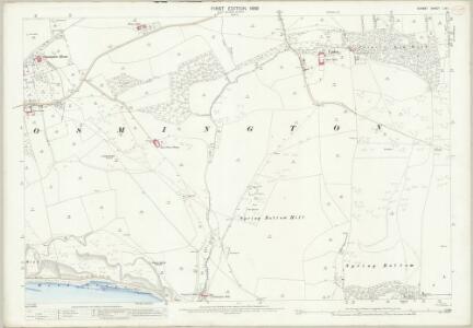 Dorset LIV.1 (includes: Osmington; Owermoigne; Poxwell) - 25 Inch Map