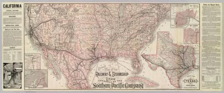 Railway, steamship lines, Southern Pacific Company.