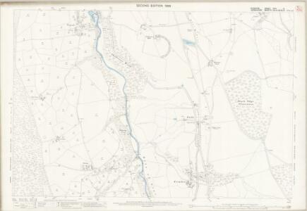 Cheshire XXIX.12 (includes: Hartington Upper Quarter; Whaley Bridge) - 25 Inch Map