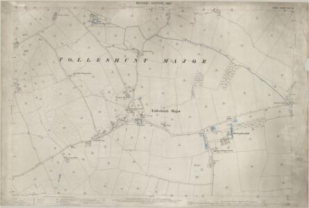 Essex (1st Ed/Rev 1862-96) XLV.12 (includes: Tolleshunt Darcy; Tolleshunt Major) - 25 Inch Map