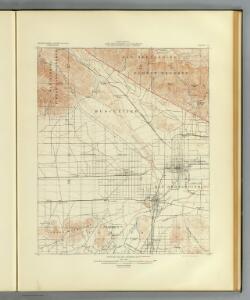 San Bernardino quadrangle showing San Andreas Rift.