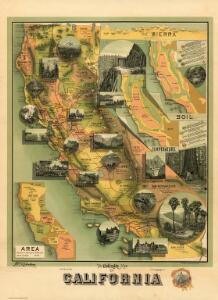 The Unique Map Of California.