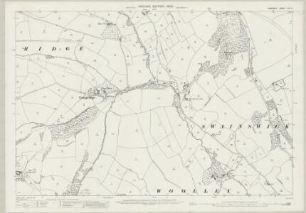 Somerset VIII.9 (includes: Batheaston; Charlcombe; Swainswick) - 25 Inch Map