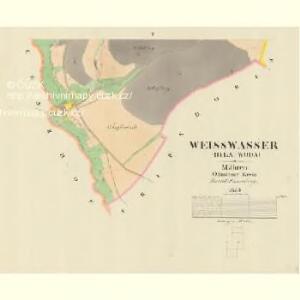 Weisswasser (Byla Woda) - m0078-1-004 - Kaiserpflichtexemplar der Landkarten des stabilen Katasters
