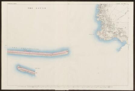Devon CXXIX.4 (inset CXXIX.3) (includes: Maker With Rame; Plymouth Lighthouse) - 25 Inch Map
