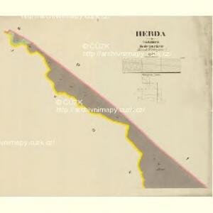 Herda - c4353-2-001 - Kaiserpflichtexemplar der Landkarten des stabilen Katasters