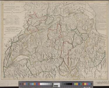 <<A>> map of Switzerland, comprehending the thirteen cantons with their allies and their subjects
