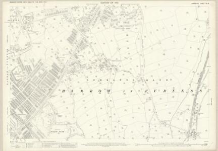 Lancashire XXI.8 (includes: Barrow In Furness) - 25 Inch Map