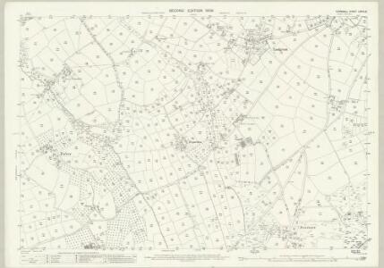 Cornwall LXVIII.15 (includes: Ludgvan; Madron) - 25 Inch Map