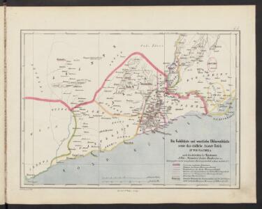 Die Goldküste und westliche Sklavenküste sowie das südliche Asante Reich in Westafrika