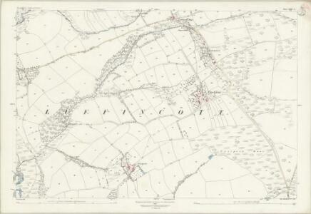 Devon LXXIV.6 (includes: Luffincott; Northcott; St Giles On The Heath; Tetcott) - 25 Inch Map