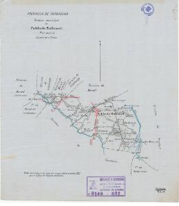 Mapa planimètric de la Pobla de Mafumet