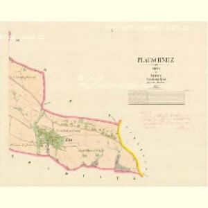 Plauschnitz - c5844-1-002 - Kaiserpflichtexemplar der Landkarten des stabilen Katasters