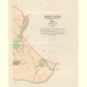 Mittl Lipka (Prostredny Lipka) - c6132-1-005 - Kaiserpflichtexemplar der Landkarten des stabilen Katasters