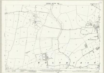 Bedfordshire VIII.5 (includes: Bolnhurst and Keysoe; Thurleigh) - 25 Inch Map