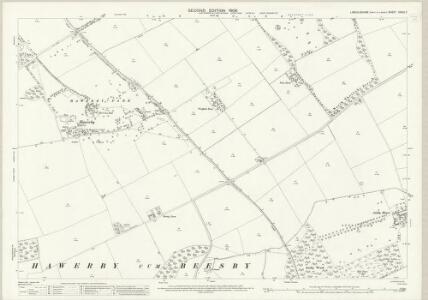 Lincolnshire XXXIX.7 (includes: Grainsby; Hawerby cum Beesby; Ludborough; North Thoresby; Wold Newton) - 25 Inch Map