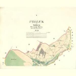 Prziluk - m2467-1-001 - Kaiserpflichtexemplar der Landkarten des stabilen Katasters