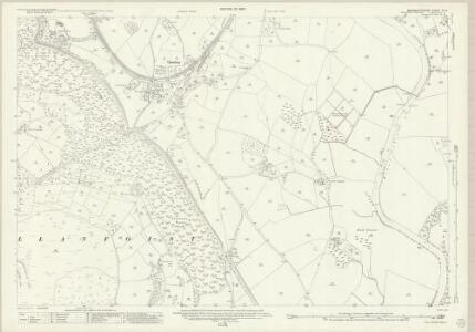 Monmouthshire XII.3 (includes: Abergavenny Rural; Abergavenny Urban; Llanfoist Fawr) - 25 Inch Map
