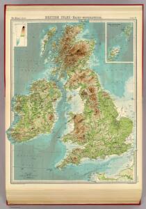 British Isles - bathy-orographical.