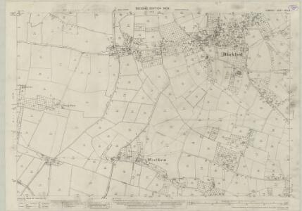 Somerset XXXIX.3 (includes: Mark; Wedmore) - 25 Inch Map