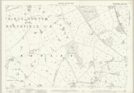 Warwickshire XXIV.13 (includes: Beoley; Tanworth in Arden) - 25 Inch Map