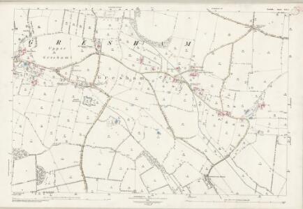 Norfolk XIX.1 (includes: Aylmerton; Gresham; Sustead) - 25 Inch Map