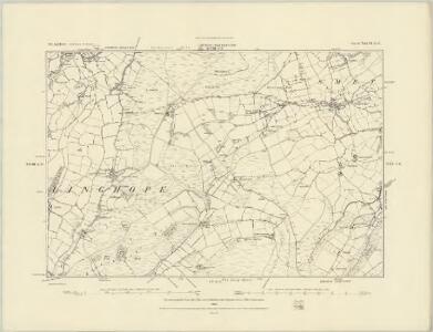 Shropshire XLVIII.SW - OS Six-Inch Map