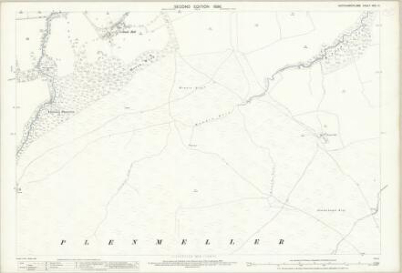 Northumberland (Old Series) XCII.10 (includes: Plenmeller) - 25 Inch Map