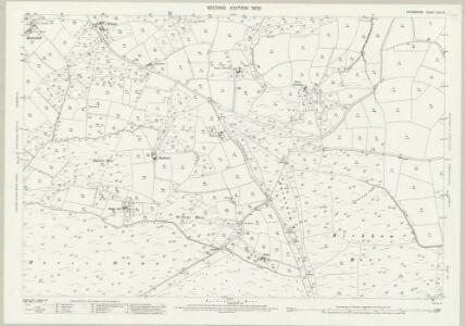 Devon XXIII.15 (includes: Knowstone; Oakford; Rackenford) - 25 Inch Map