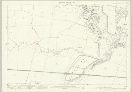 Cambridgeshire XLVII.9 (includes: Barton; Cambridge; Grantchester; Haslingfield) - 25 Inch Map