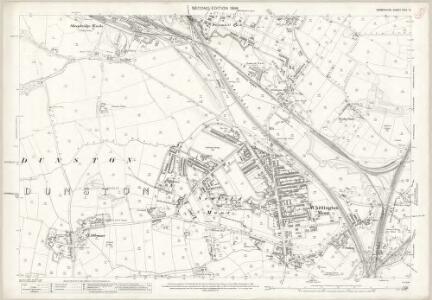 Derbyshire XVIII.14 (includes: Brimington; Chesterfield) - 25 Inch Map