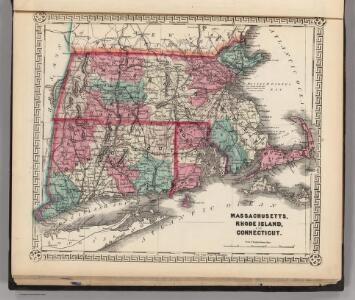 Massachusetts, Rhode Island, and Connecticut.