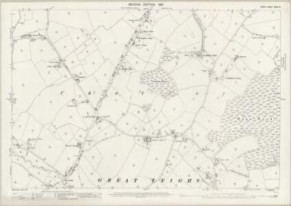 Essex (1st Ed/Rev 1862-96) XXXIV.9 (includes: Great and Little Leighs) - 25 Inch Map
