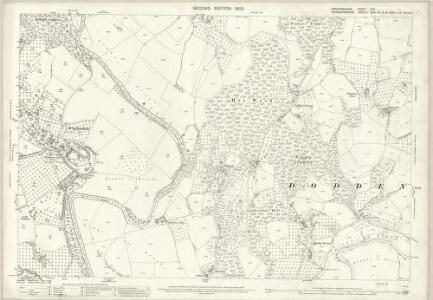 Herefordshire XXII.1 (includes: Doddenham; Knightwick; Lulsley; Martley; Whitbourne) - 25 Inch Map