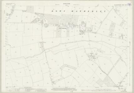 Gloucestershire XXV.8 (includes: Churchdown; Down Hatherley; Innsworth; Norton; Twigworth) - 25 Inch Map